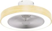 ESTIA ΑΝΕΜΙΣΤΗΡΑΣ ΟΡΟΦΗΣ LED CCT 50CM 15W MOT 45W LIG RC ΟΨΗ ΞΥΛΟΥ 06-30179