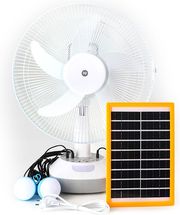 DP DP ΑΝΕΜΙΣΤΗΡΑΣ ΗΛΙΑΚΟΣ ΕΠΑΝΑΦΟΡΤΙΖΟΜΕΝΟΣ 16'' 20W ΜΕ ΣΥΣΤΗΜΑ ΦΩΤΙΣΜΟΥ DP-F110AT