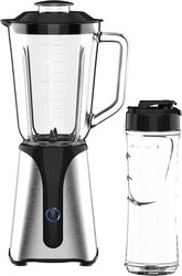 JOCCA GLASS BLENDER WITH CRYSTAL JAR AND BOTTLE STAINLESS STEEL 350W J-2311