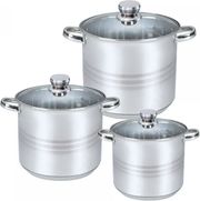 ΣΕΤ ΚΟΥΖΙΝΑΣ ZILAN COOKWARE SET 6 PCS INOX ZLN4045