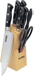KNIFE SET 7 PCS WOODEN STAND ZLN1658