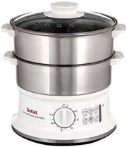 TEFAL TEFAL VC1451 STEAM COOKER 2 BASKET(S) FREESTANDING 900 W WHITE STAINLESS STEEL