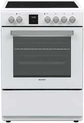 SHARP ΚΟΥΖΙΝΑ SHARP KF-76HNO22W-DE ΛΕΥΚΗ 65LT 60CM