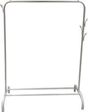 BORMANN BPC2050 ΚΡΕΜΑΣΤΡΑ ΡΟΥΧΩΝ ΔΑΠΕΔΟΥ ΜΕΤΑΛΛΙΚΗ, ΜΟΝΗ,110X40X150CM,ΛΕΥΚΗ