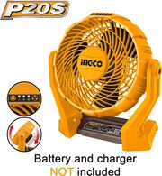 ΑΝΕΜΙΣΤΗΡΑΣ ΜΠΑΤΑΡΙΑΣ 20V LI-ION SOLO INGCO CFALI2007