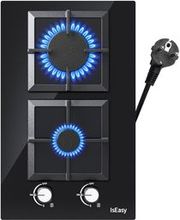 ΕΣΤΙΑ ΥΓΡΑΕΡΙΟΥ ΓΥΑΛΙΝΗ ISEASY MGBG-312S2C ΔΥΟ ΖΩΝΩΝ (ΤΕΤΡΑΓΩΝΗ)