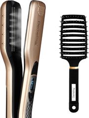 DEMELISS ΨΗΦΙΑΚΗ ΠΡΕΣΑ ΜΑΛΛΙΩΝ ΜΕ ΑΤΜΟ &amp; ΠΛΑΚΕΣ ΤΙΤΑΝΙΟΥ 230?C DEMELISS TITANIUM SMOOTH RITUAL 20059