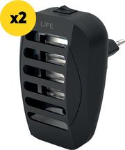 LIFE SALVIA L1 ΗΛΕΚΤΡΙΚΗ ΣΥΣΚΕΥΗ ΕΞΟΝΤΩΣΗΣ ΕΝΤΟΜΩΝ, 1W ΣΕΤ 2ΤΜΧ