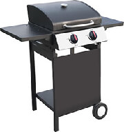 BORMANN ΨΗΣΤΑΡΙΑ ΥΓΡΑΕΡΙΟΥ BORMANN BBQ2000 2 ΕΣΤΙΩΝ ΜΕ ΜΑΝΤΕΜΕΝΙΑ ΣΧΑΡΑ