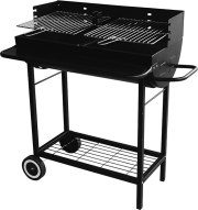 BORMANN ΨΗΣΤΑΡΙΑ ΚΑΡΒΟΥΝΟΥ BORMANN BBQ1170 Μ76XΠ40CM ΜΕ ΤΡΑΠΕΖΙΑ, ΡΟΔΕΣ
