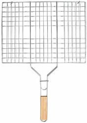 ESTIA ΣΧΑΡΑ ΨΗΣΙΜΑΤΟΣ BARBEQUE ESTIA 05-9472 ΜΕΤΑΛΛΙΚΗ 60X40CM ΜΕ ΞΥΛΙΝΗ ΛΑΒΗ