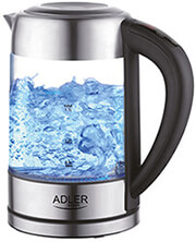 ΒΡΑΣΤΗΡΑΣ ADLER AD 1247 KETTLE GLASS 1.7ΛΤ ΜΕ ΡΥΘΜΙΣΗ ΘΕΡΜΟΚΡΑΣΙΑΣ