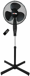 HOBBY ΑΝΕΜΙΣΤΗΡΑΣ ΟΡΘΟΣΤΑΤΗΣ 50W HSF-80531 40CM ΜΑΥΡΟΣ ΜΕ ΤΗΛΕΧΕΙΡΙΣΤΗΡΙΟ