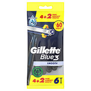 ΞΥΡΑΦΑΚΙΑ GILLETTE 80717400 BLUE3 ΜΙΑΣ ΧΡΗΣΗΣ4+2 ΔΩΡΟ