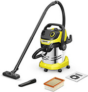 KARCHER ΗΛΕΚΤΡΙΚΗ ΣΚΟΥΠΑ 1100W KARCHER WD 5 S 1.628-350.0