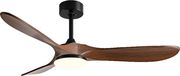 GRC-TECH ΑΝΕΜΙΣΤΗΡΑΣ ΟΡΟΦΗΣ GRC-TECH 52'' (132CM) LED LAMP RC BROWN-BLACK