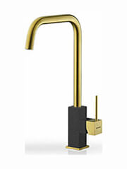 PYRAMIS ΜΠΑΤΑΡΙΑ ΚΟΥΖΙΝΑΣ PYRAMIS ADELITA PVD GOLD AND PEARL BLACK