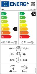 TCL ΠΛΥΝΤΗΡΙΟ ΣΤΕΓΝΩΤΗΡΙΟ TCL CP1012SA0GR 10/6KG