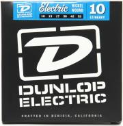 DUNLOP ΧΟΡΔΕΣ ΗΛΕΚΤΡΙΚΗΣ ΚΙΘΑΡΑΣ ΣΕΤ DUNLOP LIGHT TOP HEAVY BOTTOM 10-52 NICKEL PLATED STEEL DEN1052