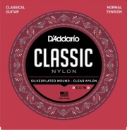 DADDARIO ΧΟΡΔΕΣ ΚΛΑΣΣΙΚΗΣ ΚΙΘΑΡΑΣ D'ADDARIO EJ27N CLASSIC NYLON SERIES CLEAR SILVERPLATED NORMAL TENSION
