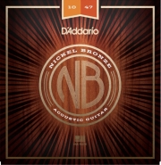 DADDARIO ΧΟΡΔΕΣ ΑΚΟΥΣΤΙΚΗΣ ΚΙΘΑΡΑΣ D'ADDARIO NB1047 EXTRA LIGHT NICKEL BRONZE