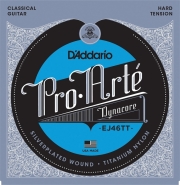 DADDARIO ΧΟΡΔΕΣ ΚΛΑΣΣΙΚΗΣ ΚΙΘΑΡΑΣ D'ADDARIO EJ46TT PRO-ARTE SERIES CLEAR SILVERPLATED HARD TENSION