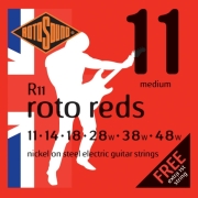 ΧΟΡΔΕΣ ΗΛΕΚΤΡΙΚΗΣ ΚΙΘΑΡΑΣ ROTOSOUND R11 ROTO REDS SUPER LIGHTS 11-48 NICKEL ON STEEL φωτογραφία