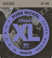 DADDARIO ΧΟΡΔΕΣ ΗΛΕΚΤΡΙΚΗΣ ΚΙΘΑΡΑΣ D'ADDARIO EPN115 XL BLUES JAZZ ROCK REGULAR LIGHT 11-48