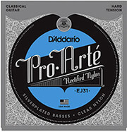 DADDARIO ΧΟΡΔΕΣ ΚΛΑΣΙΚΗΣ ΚΙΘΑΡΑΣ D'ADDARIO EJ31 PRO ARTE HARD TENSION SILVERPLATED