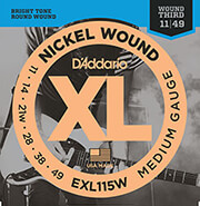 DADDARIO ΧΟΡΔΕΣ ΗΛΕΚΤΡΙΚΗΣ ΚΙΘΑΡΑΣ D'ADDARIO EXL-115W