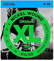 ΧΟΡΔΕΣ ΗΛΕΚΤΡΙΚΗΣ ΚΙΘΑΡΑΣ D'ADDARIO EXL-130