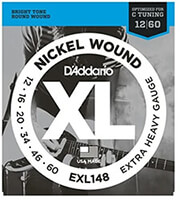 ΧΟΡΔΕΣ ΗΛΕΚΤΡΙΚΗΣ ΚΙΘΑΡΑΣ D'ADDARIO EXL-148