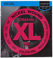 DADDARIO ΧΟΡΔΕΣ ΗΛΕΚΤΡΙΚΟΥ ΜΠΑΣΟΥ D'ADDARIO EXL-170-5SL 5 STRING