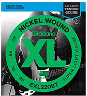 DADDARIO ΧΟΡΔΕΣ ΗΛΕΚΤΡΙΚΟΥ ΜΠΑΣΟΥ D'ADDARIO EXL220BT