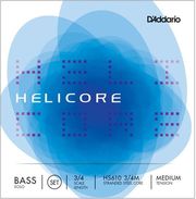 D'ADDARIO HELICORE HS610 ΧΟΡΔΕΣ ΚΟΝΤΡΑΜΠΑΣΟΥ 3/4 MEDIUM TENSION