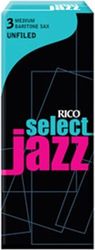 DADDARIO WOODWINDS RICO SELECT JAZZ ΚΑΛΑΜΙΑ ΒΑΡΥΤΟΝΟΥ ΣΑΞΟΦΩΝΟΥ SOFT ΝΟ.3 ( ΤΕΜ.) UNFILED