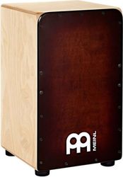 MEINL PERCUSSION MEINL WC100EB WOODCRAFT CAJON ESPRESSO BURST FRONTPLATE