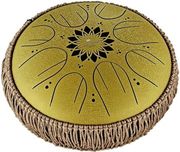 SONIC ENERGY MEINL SONIC ENERGY MOSTD3G MEDIUM OCTAVE STEEL TONGUE DRUM 10'' GOLD