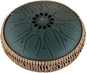 SONIC ENERGY MEINL SONIC ENERGY MOSTD4DG MEDIUM OCTAVE STEEL TONGUE DRUM 10'' DARK GREEN