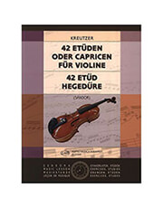 BUDAPEST KREUTZER - 42 ETUDEN ODER CAPRICEN / ΕΚΔΟΣΕΙΣ BUDAPEST