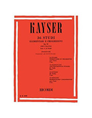 RICORDI KAYSER - 36 ETUDES OP.20 N.3 / ΕΚΔΟΣΕΙΣ RICORDI