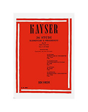 RICORDI KAYSER - 36 ETUDES OP.20 N.1 / ΕΚΔΟΣΕΙΣ RICORDI