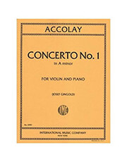 ACCOLAY - CONCERTO NO. 1 IN A MINOR FOR VIOLIN