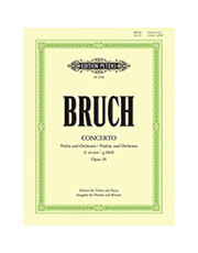 MAX BRUCH - VIOLIN CONCERTO NO. 1 IN G MINOR, OP. 26 / ΕΚΔΟΣΕΙΣ PETERS