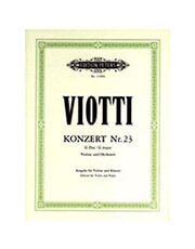 VIOTTI - KONZERT FUR VIOLINE UND ORCHESTER NR. 23 G-DUR / ΕΚΔΟΣΕΙΣ PETERS
