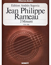 SCHOTT SOHNE RAMEAU JEAN PHILIPPE - 2 MINUETTI