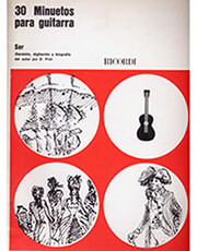 SOR FERNANDO - 30 MINUETOS PARA GUITARRA (RICORDI)