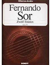 SOR FERNANDO - ZWOLF ETUDEN