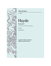 BREITKOPF JOSEPH HAYDN - KONZERT C DUR ΝΟ.1 / ΕΚΔΟΣΕΙΣ BREITKOPF