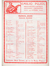 PUJOL EMILIO - CANCION DE CUNA (BERCEUSE)